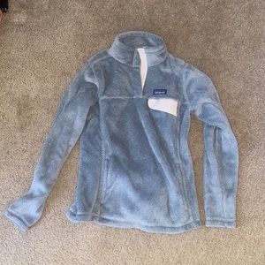 Patagonia Womens Grey Fleece half button